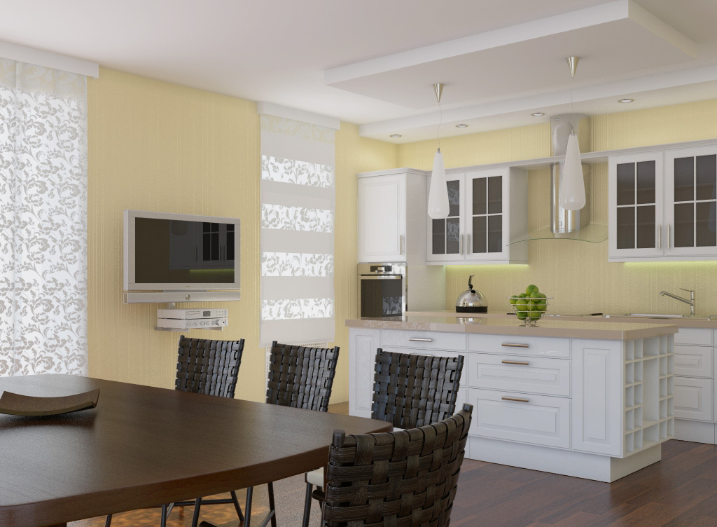 Мore FX, МoreFX, 3d-визуализация кухни, дизайн интерьера кухни